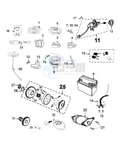 TWEET 50 VA X drawing ELECTRIC PART