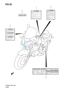 DL650 (E2) V-Strom drawing LABEL (MODEL K7)