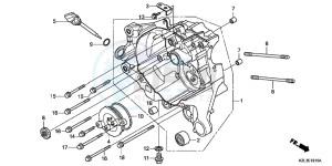 NSC110MPDC drawing RIGHT CRANKCASE