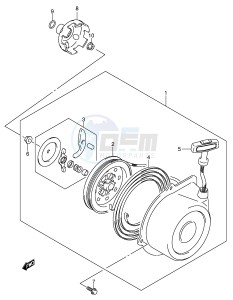 LT-A700X (E17) drawing RECOIL STARTER