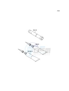KLX110 KLX110A8F EU drawing Owner's Tools