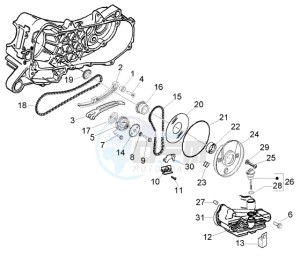 Liberty 125 Leader RST ptt(AU) Austria drawing Oil pump-oil pan