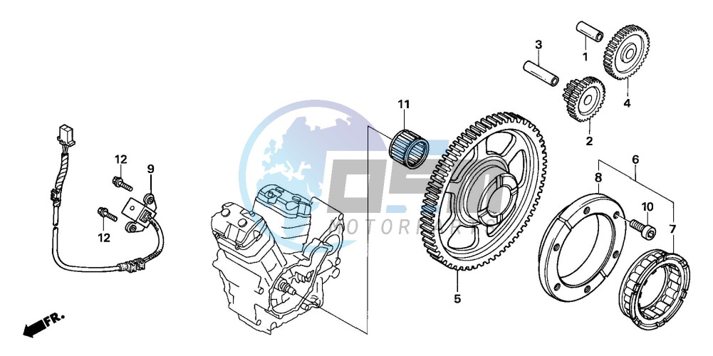 PULSE GENERATOR/ STARTING CLUTCH