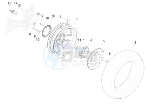 GTV 300 HPE SEI GIORNI IE E4 ABS (NAFTA) drawing Rear wheel