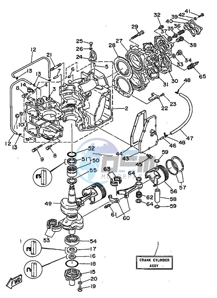 CYLINDER--CRANKCASE