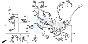 PK50 drawing WIRE HARNESS/ IGNITION COIL