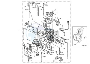 WR F 450 drawing CARBURETOR