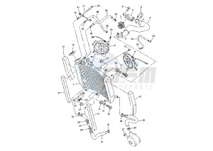 YZF R6 600 drawing RADIATOR-HOSE