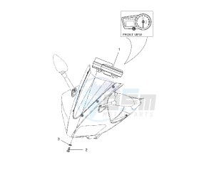 YZF R 125 drawing METER