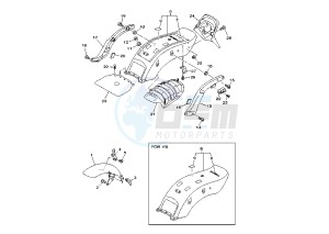 XVS DRAG STAR 650 drawing FENDER MY01