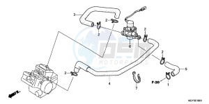 VFR800XC drawing AIR INJECTION VALVE