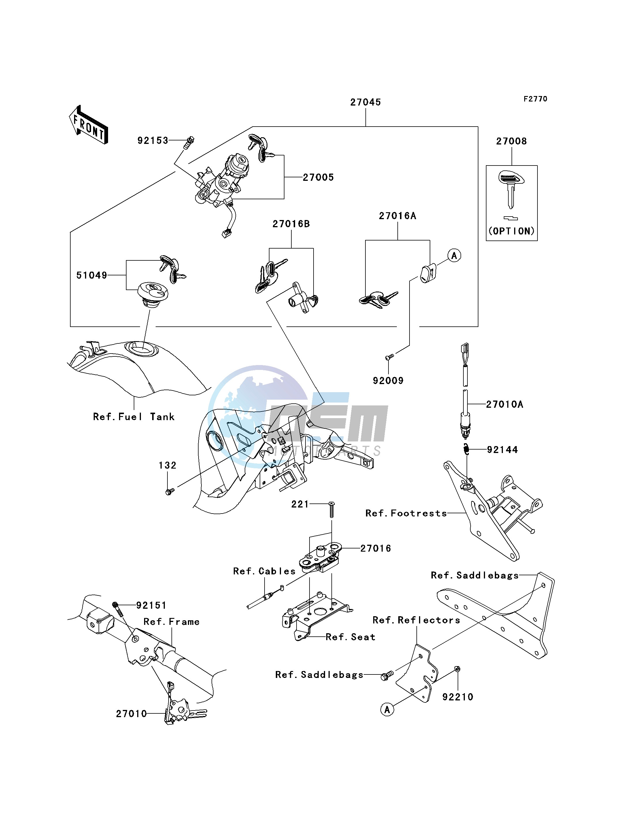 IGNITION SWITCH_LOCKS_REFLECTORS