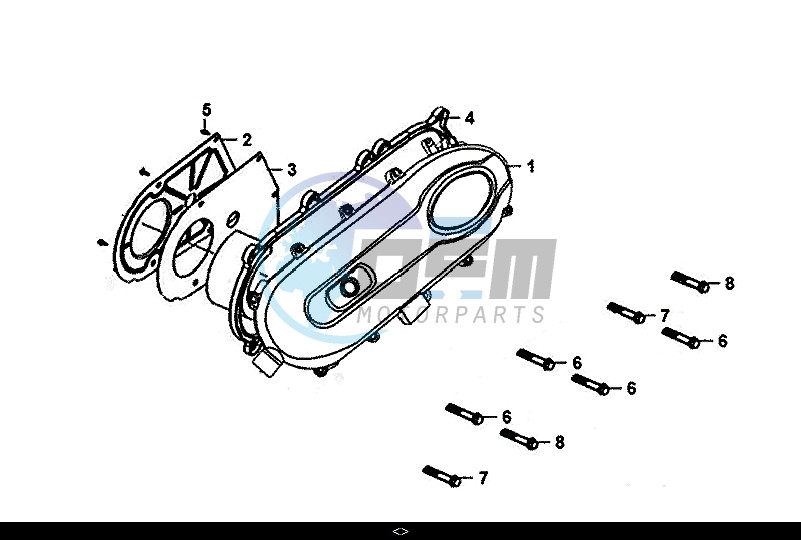 L. CRANK CASE COVER