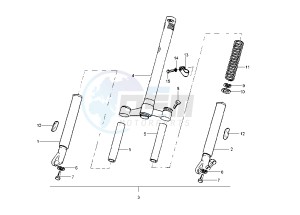 ICE 50 drawing Front Fork