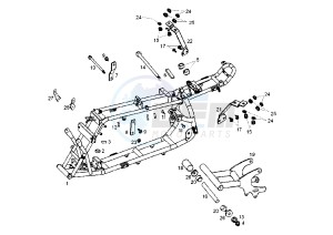 DFW QUAD - 50 cc drawing FRAME