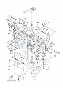 FL225FETX drawing FRONT-FAIRING-BRACKET