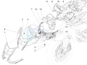 CAPONORD 1200 RALLY E3 ABS (NAFTA) drawing Front fairing