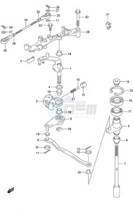 DF 150 drawing Clutch Shaft (Model: TG/ZG)