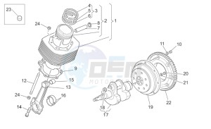 Breva V IE 1100 drawing Crankshaft cpl.