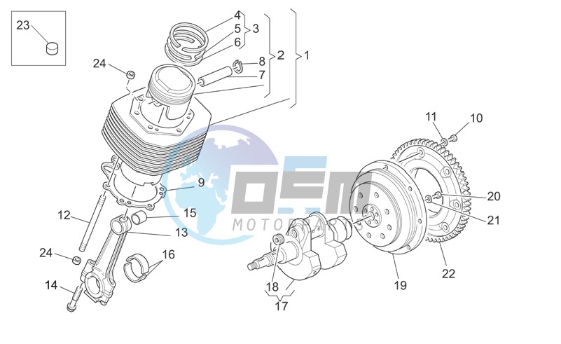 Crankshaft cpl.