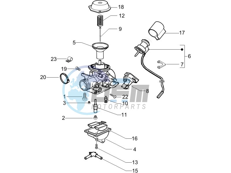 Carburetors components