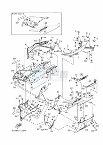 YZF320-A YZF-R3 (B2XG) drawing COWLING 1