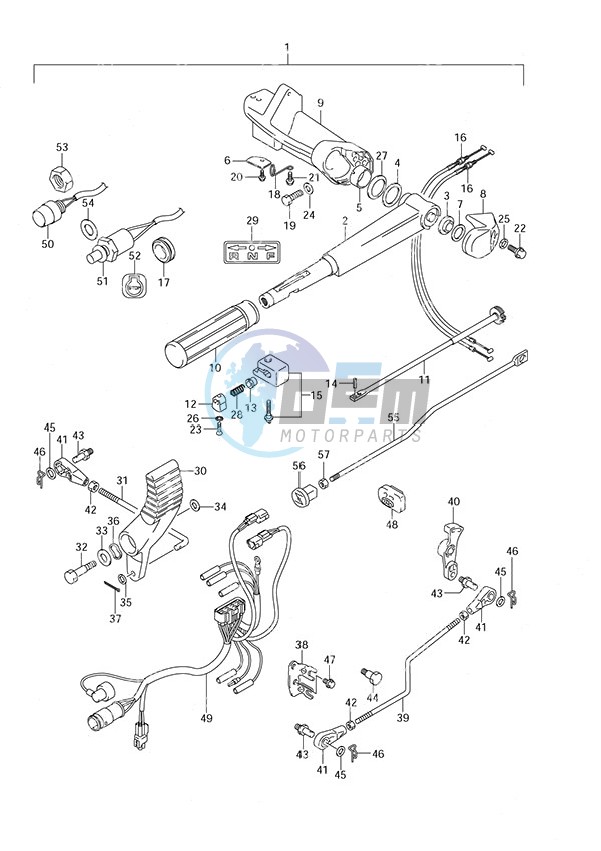 Tiller Handle