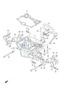 DF 25 V-Twin drawing Oil Pan