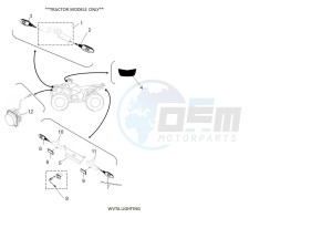 YFM700FWAD GRIZZLY 700 EPS (BLTE) drawing WVTA Lighting