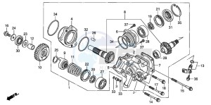 NT700V drawing SIDE GEAR CASE