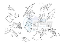 SENDA SM DRD PRO - 50 CC EU2 drawing BODY MY05-06-07-08