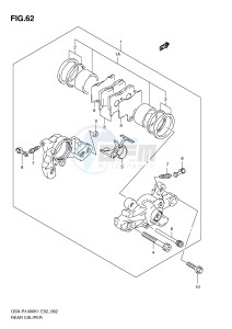 GSX-R1000 (E2) drawing REAR CALIPER