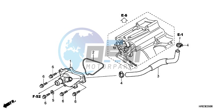 WATER PUMP COVER