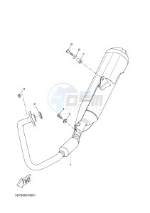 MT125A MT-125 ABS (BR36 BR36 BR36 BR36) drawing EXHAUST