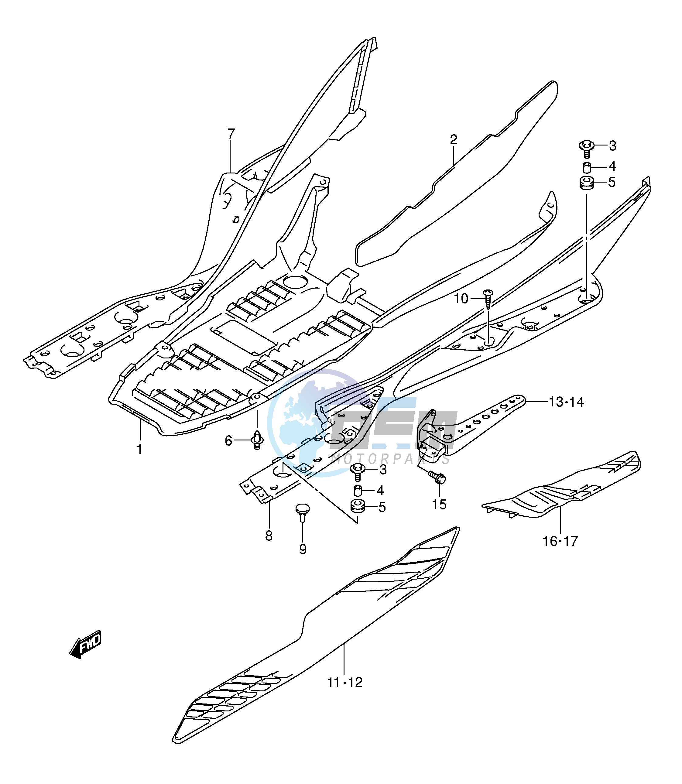 REAR LEG SHIELD