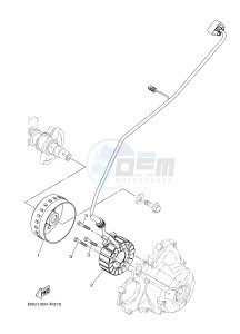 MTM850 MTM-850 XSR900 (B90R) drawing GENERATOR