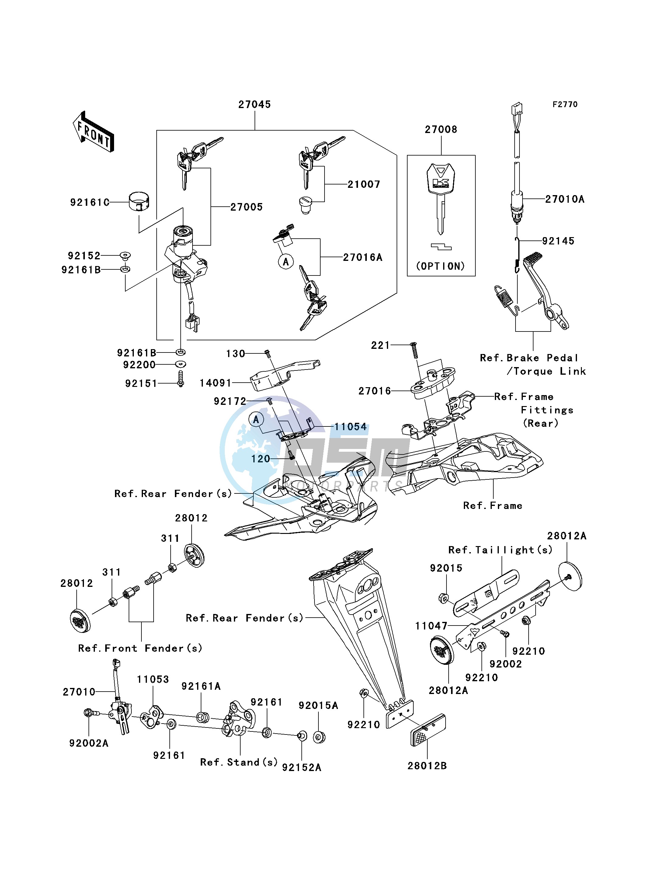 IGNITION SWITCH_LOCKS_REFLECTORS