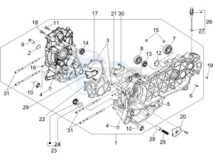 Liberty 200 4t (N15000U01) drawing Crankcase