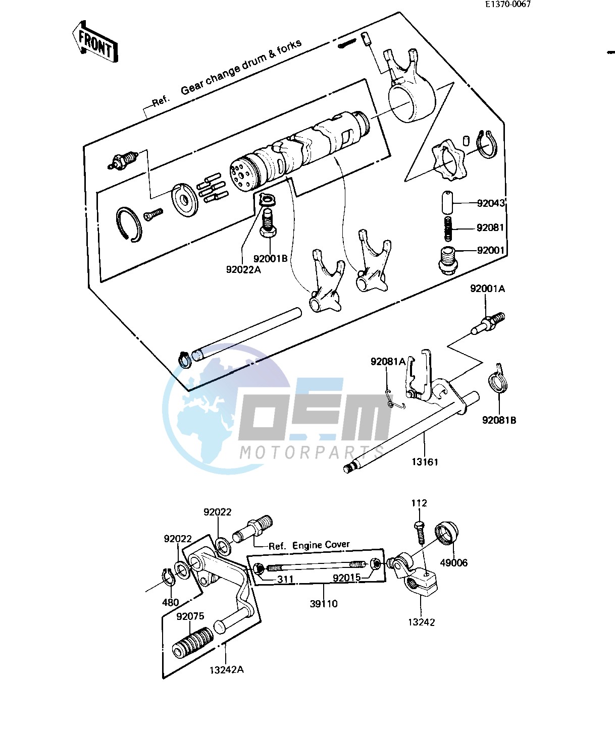 GEAR CHANGE MECHANISM