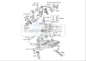 ZX-6R NINJA - 636 cc (EU) drawing ELECTRO BRACKET