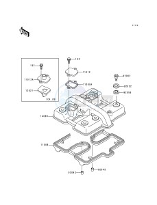 EN 500 C [VULCAN 500 LTD] (C1-C5) [VULCAN 500 LTD] drawing CYLINDER HEAD COVER