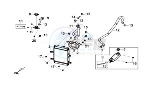 Joymax 300i ABS drawing RADIATOR