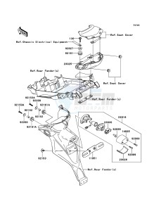 VERSYS KLE650B8F GB XX (EU ME A(FRICA) drawing Taillight(s)