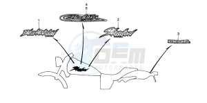 VT750DC BLACK WIDOW drawing MARK (VT750DC1/2)