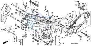 CBR600RAA F / CMF drawing FRAME BODY