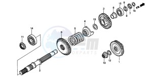 GL1500C drawing FINAL SHAFT