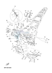 XT660Z (ABS) TENERE ABS (2BE2 2BE2 2BE2) drawing FRAME