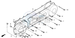 PK50M drawing LEFT SIDE COVER