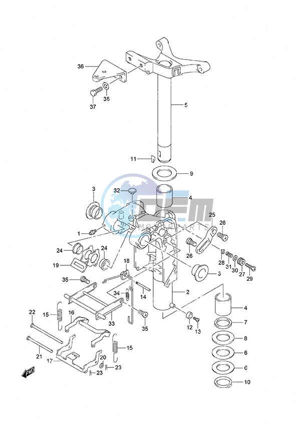 Swivel Bracket Remote Control