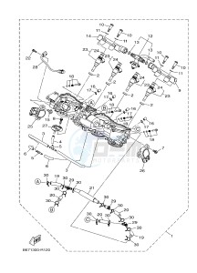 MTN1000 MTN-1000 MT-10 (B671) drawing INTAKE 2